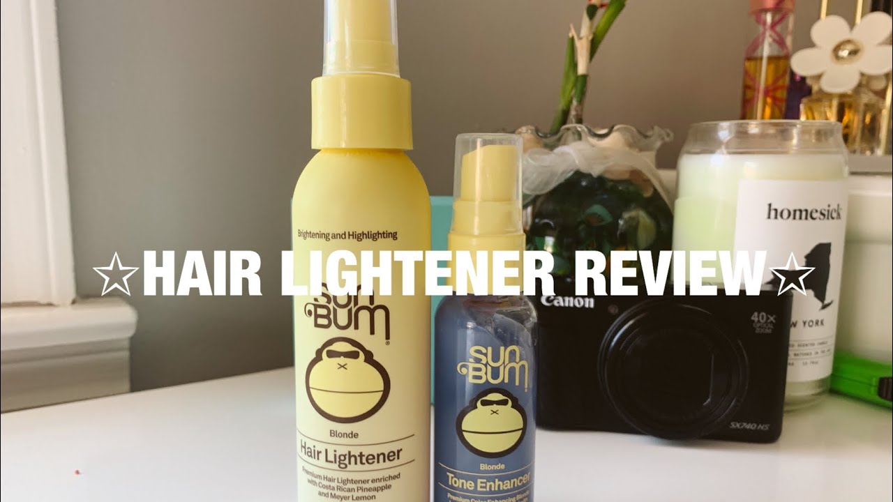 Sun Bum Hair Lightener Review!!!