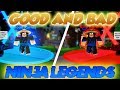 HOW TO GET GOOD AND BAD KARMA IN NINJA LEGENDS!!