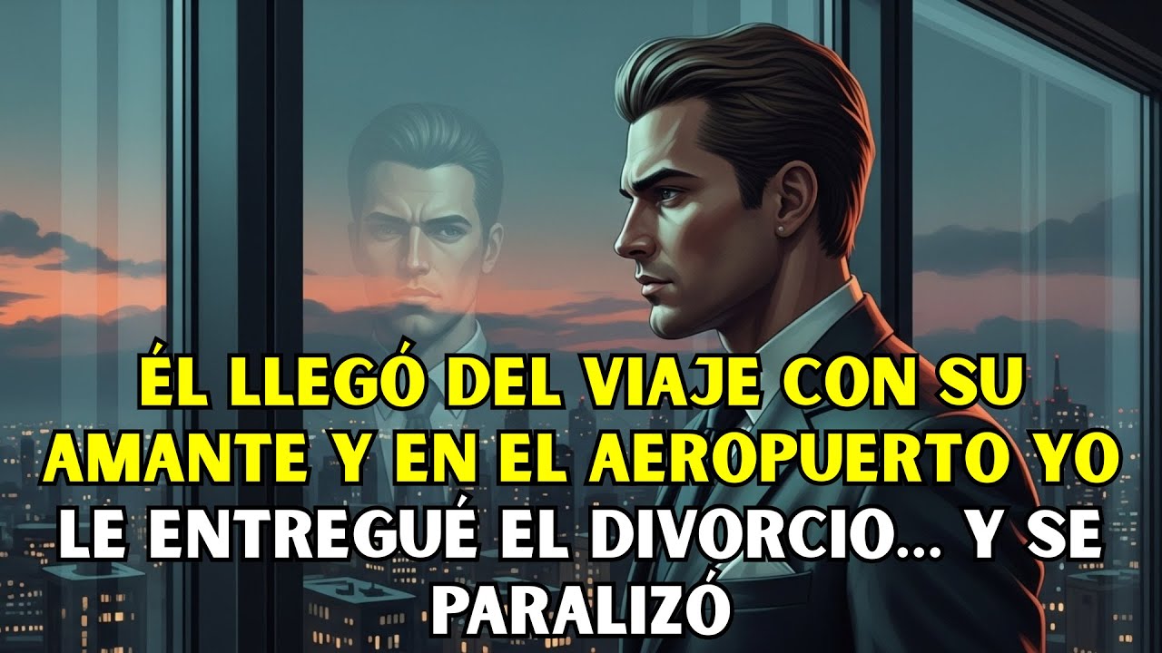 Él Llegó Del Viaje Con Su Amante Y En El Aeropuerto Yo Le Entregué El Divorcio… Y Se Paralizó