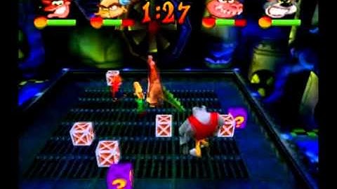 Crash Bash - Warp Room 4: Forest - 88) Drain Bash Lv. 4