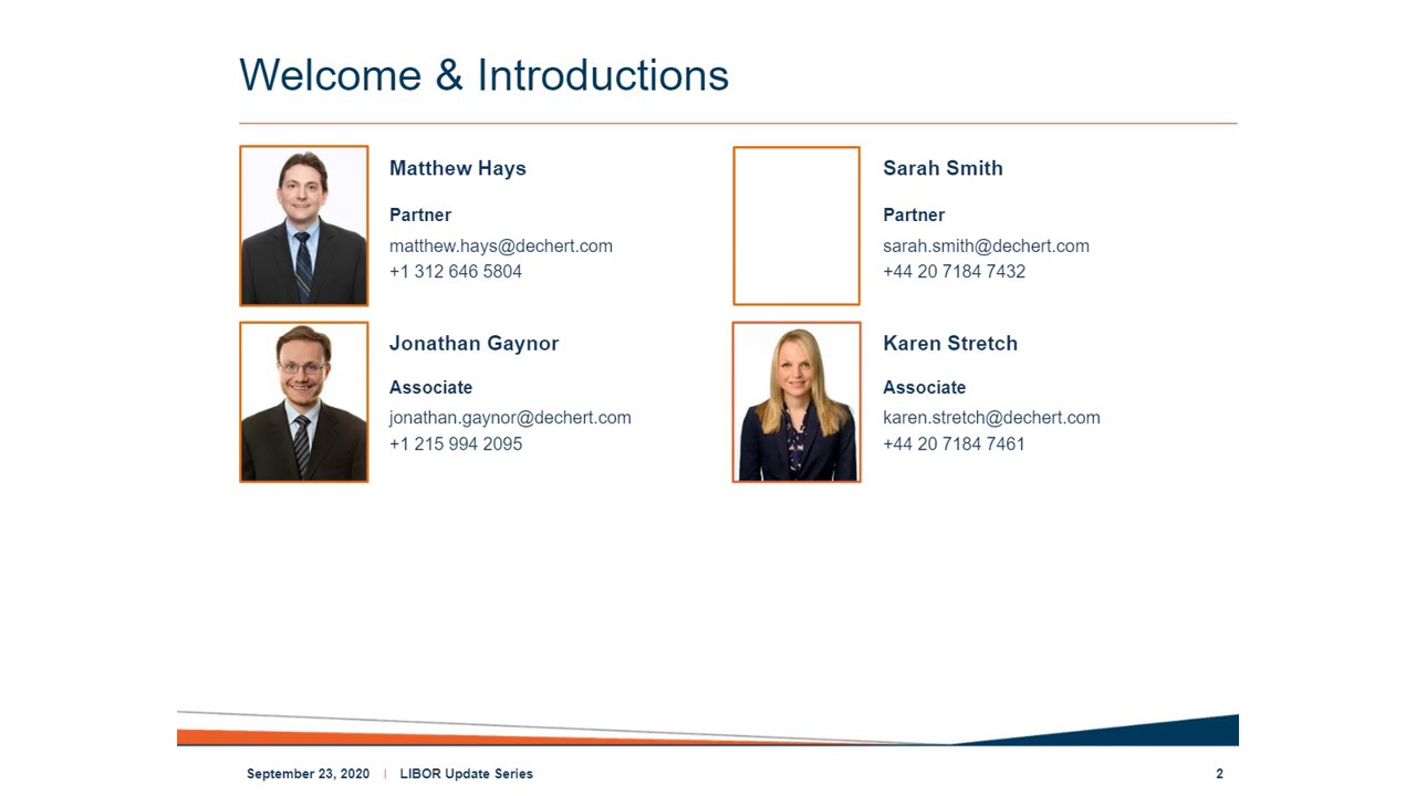 Dechert LIBOR Update Series | The Latest From the LIBOR Front