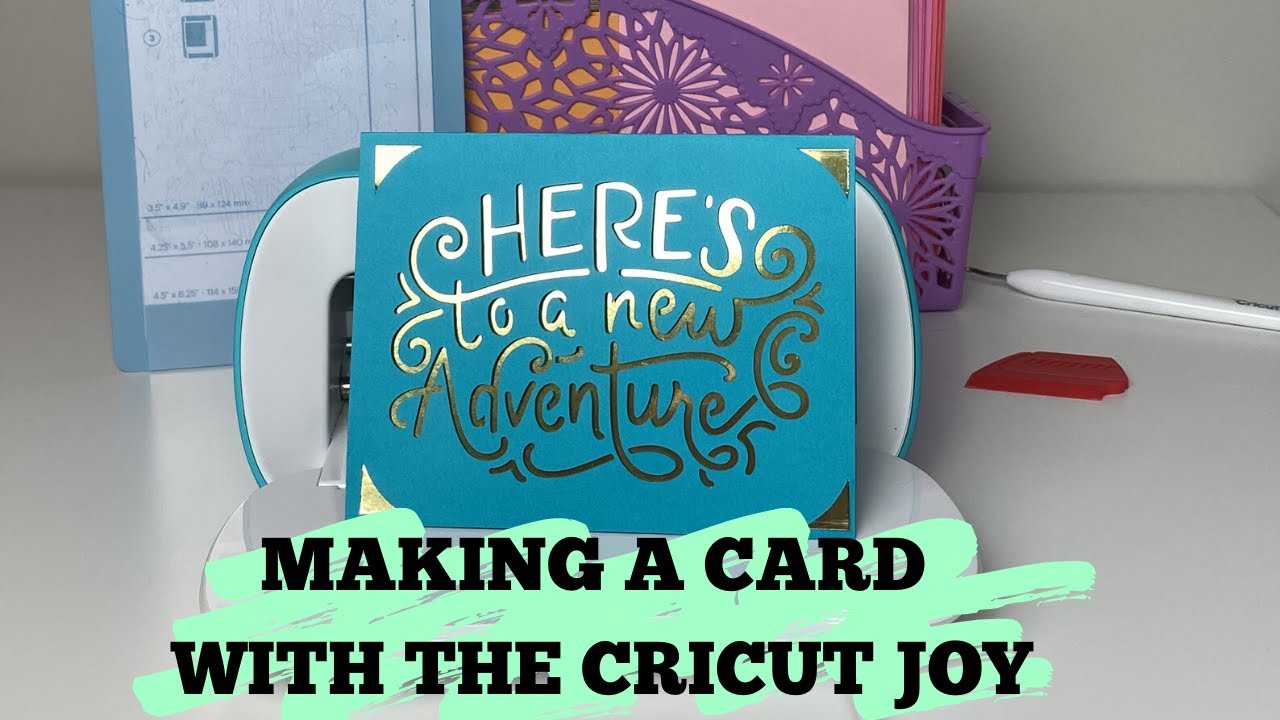 Making A Card With Cricut Joy – Sustain My Craft Habit