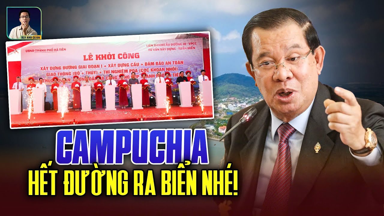 CAMPUCHIA CÒN DANG DỞ VỚI KÊNH ĐÀO PHÙ NAM, THÌ VIỆT NAM ĐÃ XÂY ĐƯỜNG VƯỢT BIỂN 1.177 TỶ?