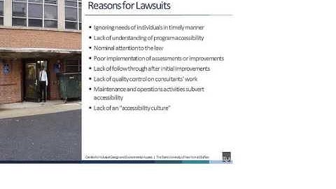 ACEF Webinar - Inclusive Design at Universities: Common Errors and Best Practices