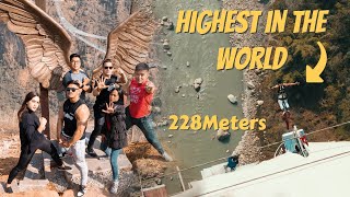 Highest Bungee Jump in Nepal | Swing World Record | The Cliff, Kusma