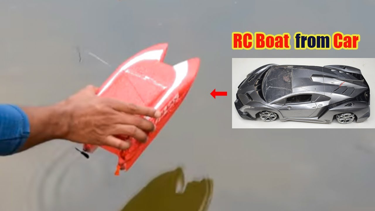 how to make a rc boat at home easy diy rc boat out of a