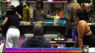 Big Brother Mzansi 2026 Thandeka Screams At Dube And Neliswa For Helping Her With Her Burnt Bread