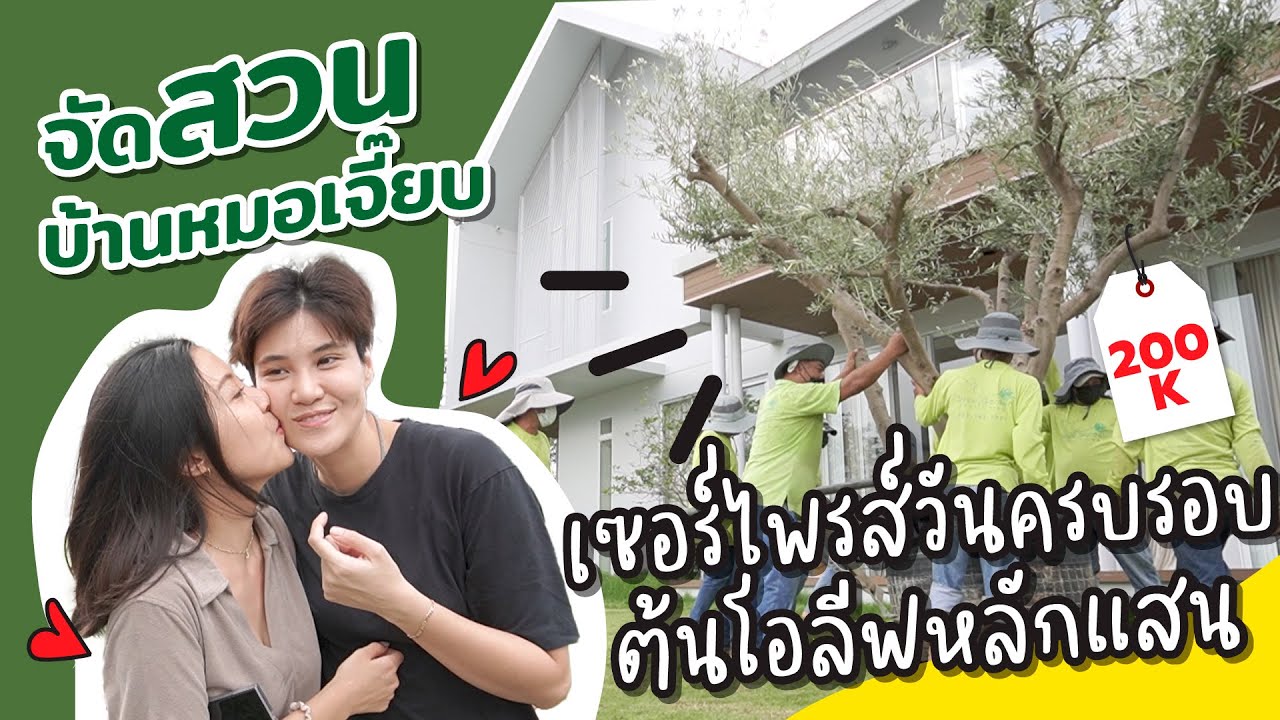 หมอเจี๊ยบลุยสวนโอลีฟเอง เปย์ให้เดียร์เป็นแสน! (มีแจกต้นโอลีฟ)