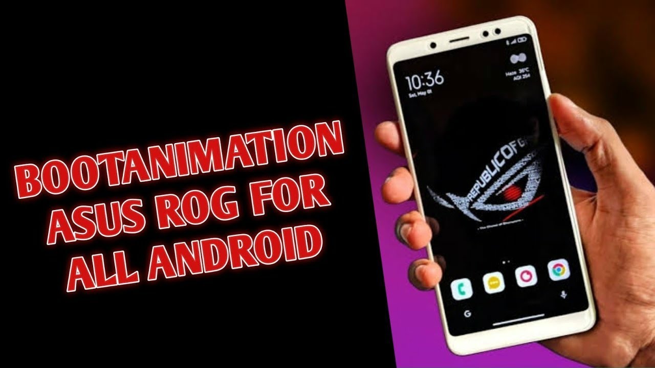 Rog Ui Style Bootanimation Asus Rog Phone for All Device Magisk Module ...