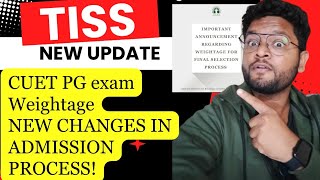 NEW UPDATE! Crucial changes in TISS ADMISSION: Weightage of CUET ? EXTEMPORE, GD & Online interview? by Akhil Damodare -All Sorted 5,915 views 3 months ago 6 minutes