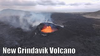 Grindavik Volcano – Drone Shots, April 17