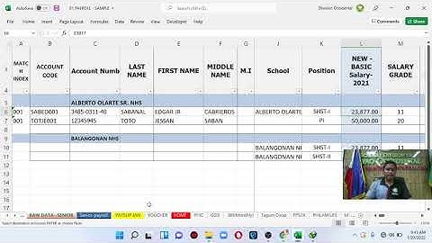 EXCEL PAYROLL TUTORIAL PART 2
