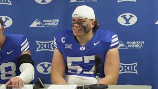 Tanner Wall & Keanu Tanuvasa | BYU Football | Postgame  | TCU | November 15, 2025