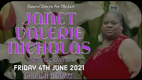 Mrs Janet Valerie Nicholas [Funeral]