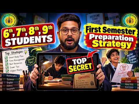 6th,7th,8th & 9th Students First Semester Exam Preparation Strategy😍 | JR Tutorials |