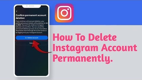 How To Delete Instagram Account Permanently 2024 (New)