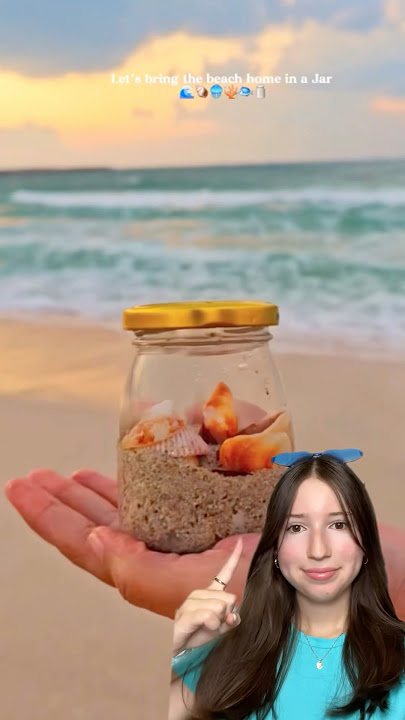 I Made a VIRAL BEACH IN A JAR! 😱🌊🐚 *Easy DIY Craft*