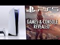 PS5 Console and Games Revealed: Horizon 2, Demon's Souls, GT7, UI Tease, Camera, Digital Console.