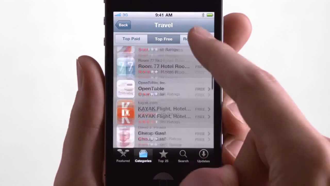 Apple iPhone 4 TV Ad App Store YouTube