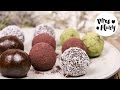 Kakao-Mandel Bliss Balls | Energie-Kugeln | gesunder Snack