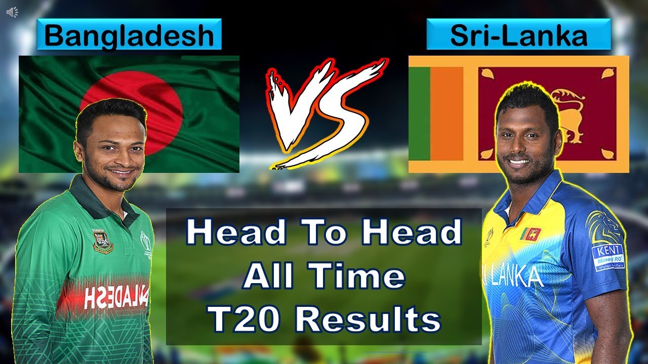 Bangladesh Vs Sri Lanka Head To Head All Time T20 Results!!