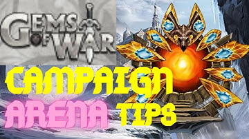Campaign Task guide | Gems of War | Arena Speedrun 6:10 with tips and strategy