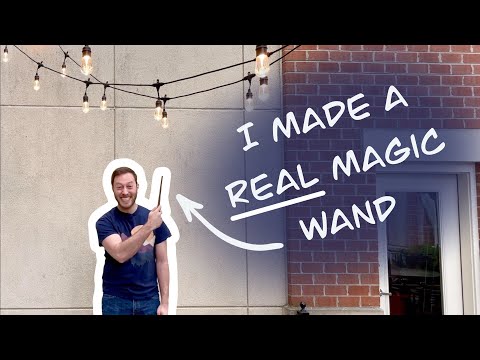 I made a REAL magic wand!