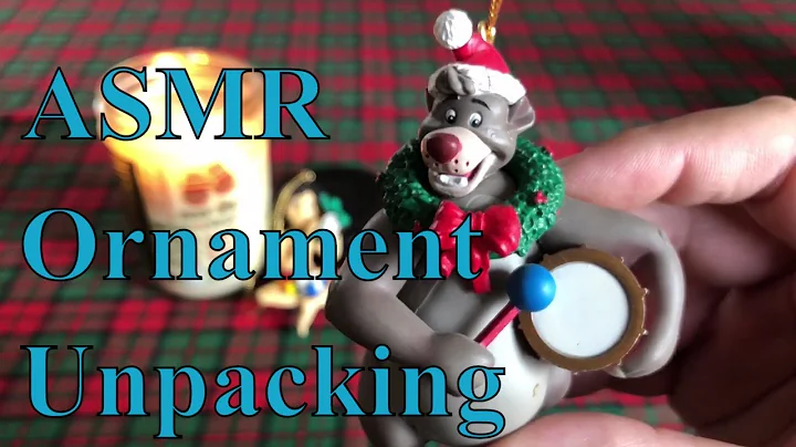 ASMR: Christmas Ornaments Show & Tell - Tapping And Crinkling Tingles
