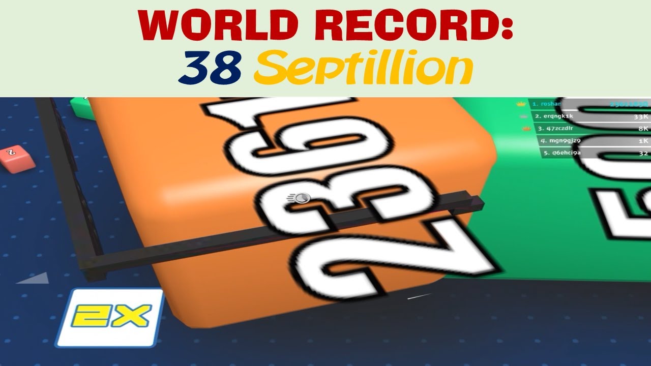 38 Septillion in Cube io 2048 – World Record Highlights | Can Anyone Beat This? 😱🏆