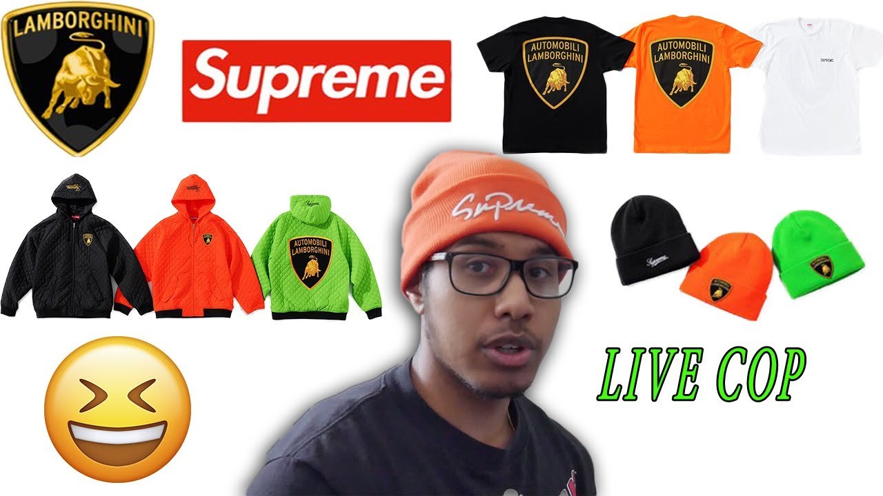 SUPREME LIVE COP WEEK 6 LAMBORGHINI COLLAB!? WORTH RESELL?? W?