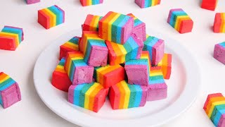 ⁣🌈무지개 마시멜로 만들기 Rainbow Marshmallow Recipe