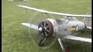 technopower 7cyl radial installed in gloster gladiator