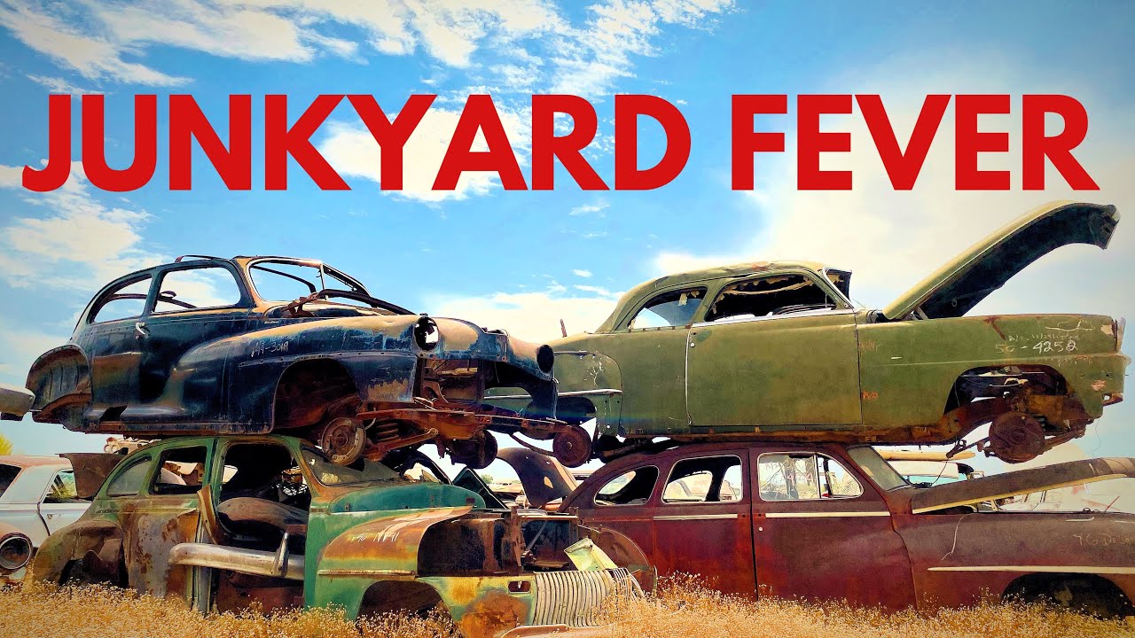 I EXPERIENCED JUNKYARD FEVER IN SUNSET TEXAS FORD , GMC, CHRYSLER, DODGE, CHEVY , SALVAGE