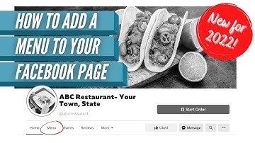 How to Add a Menu Tab to Your Facebook Business Page - New for 2022 - How to Edit Facebook Tabs