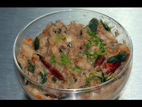 Brinjal and Cucumber chutney  - By Vahchef @ Vahrehvah.com
