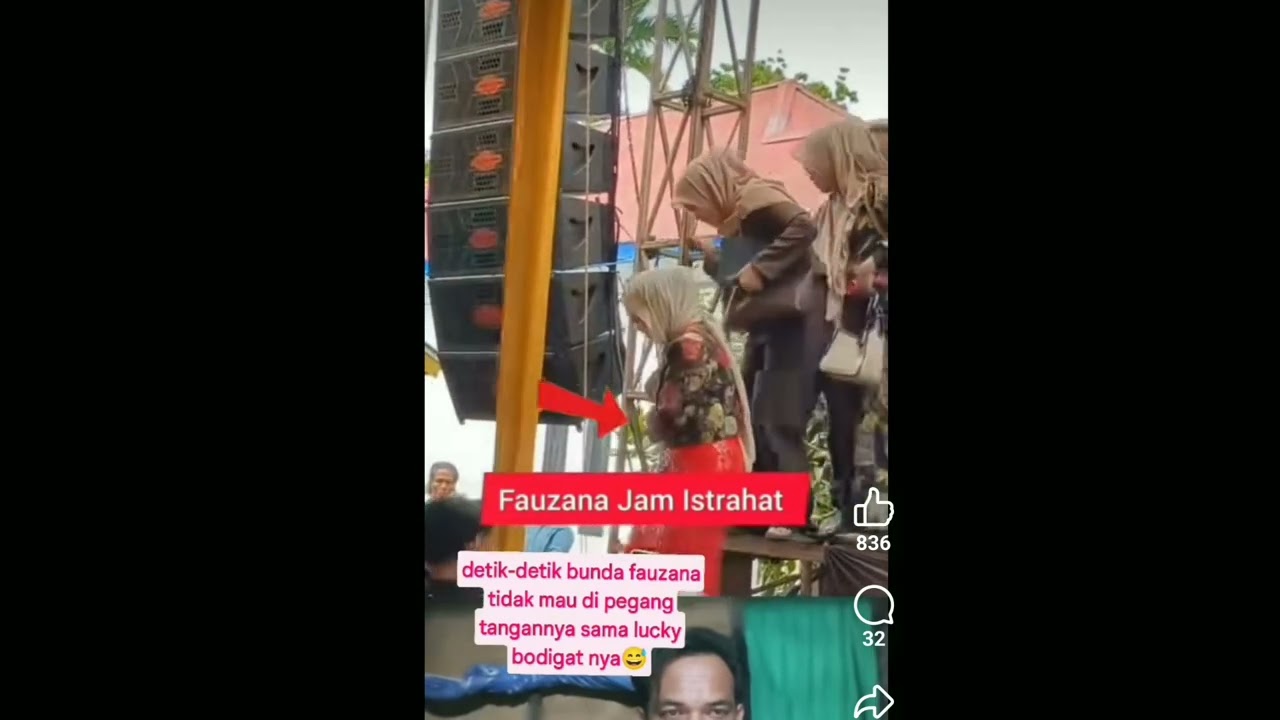 DETIK-DETIK FAUZANA TURUN DARI PANGGUNG