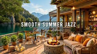 Relaxing Jazz Instrumental Music to Study, Work 🌞 Summer Porch Ambience & Smooth Piano Jazz Music screenshot 2