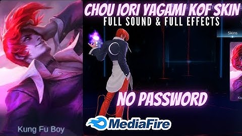 CHOU IORI YAGAMI KOF SKIN (6 replace)SCRIPT NO PASSWORD|Full Sound & Full Effects Skin Script|ML