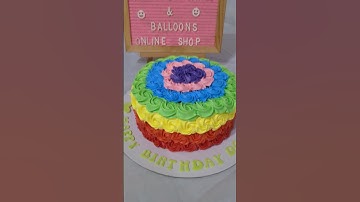 Thumbnail of Rainbow cake #music #rainbow
