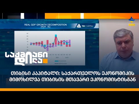 თიბისი კაპიტალი: საქართველოს ეკონომიკის მიმოხილვა თიბისის მთავარი ეკონომისტისგან