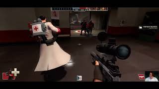 1st TF2 gameplay with mic and webcam