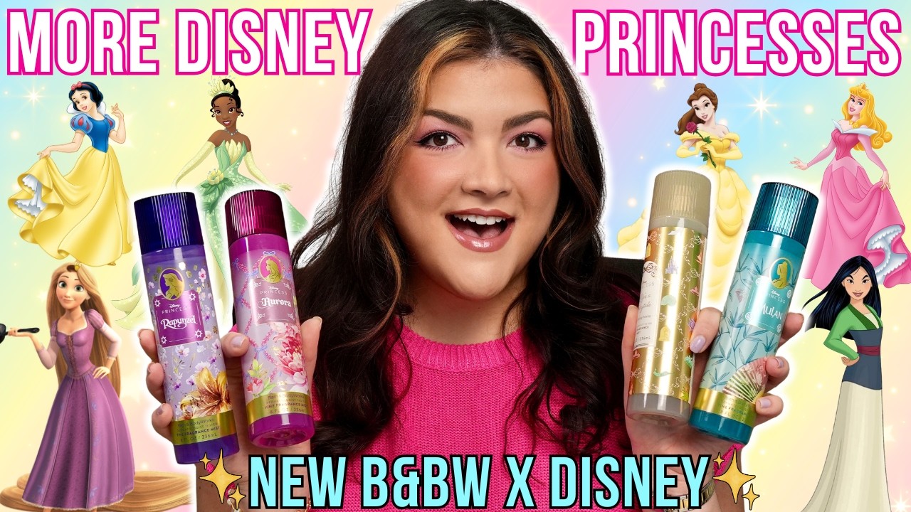 Совершенно новые спреи для тела Bath & Body Works Disney Princess Mists✨👑 Полный обзор 💕