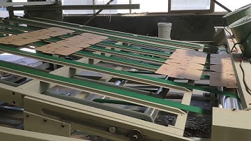 HUAYU-C Automatic 3 color flexo printer die cutter vibrator stacker (carton box machine)