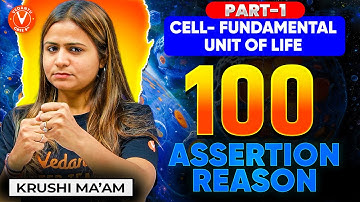 100 Assertion Reason Questions | Fundamental Unit of Life 🔥Part-1 | Class 9 Biology | Krushi Mam