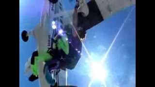 Omar Alharbi with the skydiving