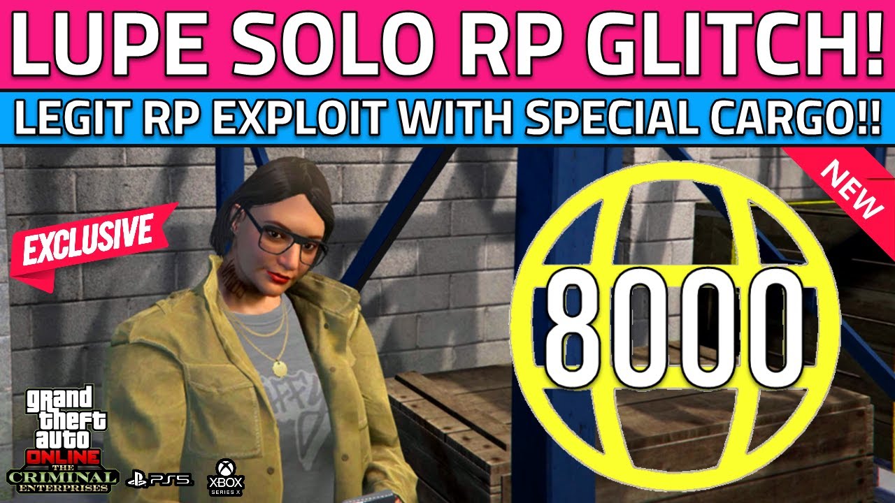 Massive RP Glitch GTA Online! NEW SOLO Lupe GTA 5 RP Glitch Exploit