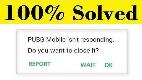 PUBG mobile isn