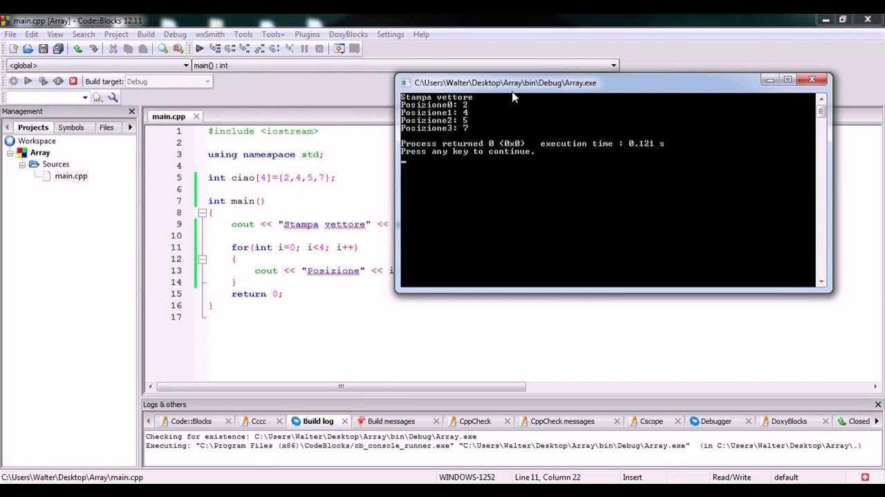 Tutorial C++ 10 - Gli Array - YouTube
