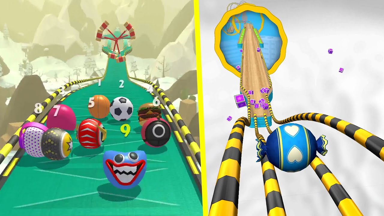 Going Balls Vs Action Balls All Levels Gameplay Android iOS #60 - YouTube