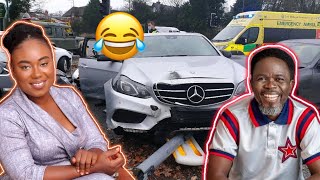 Dan Kwaku Yeboah connived with someone to hit Afia Adutwumaa New Benz car and now turns hot argument